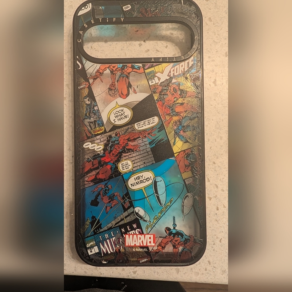 Casetify Marvel Comic Phone Case - Black